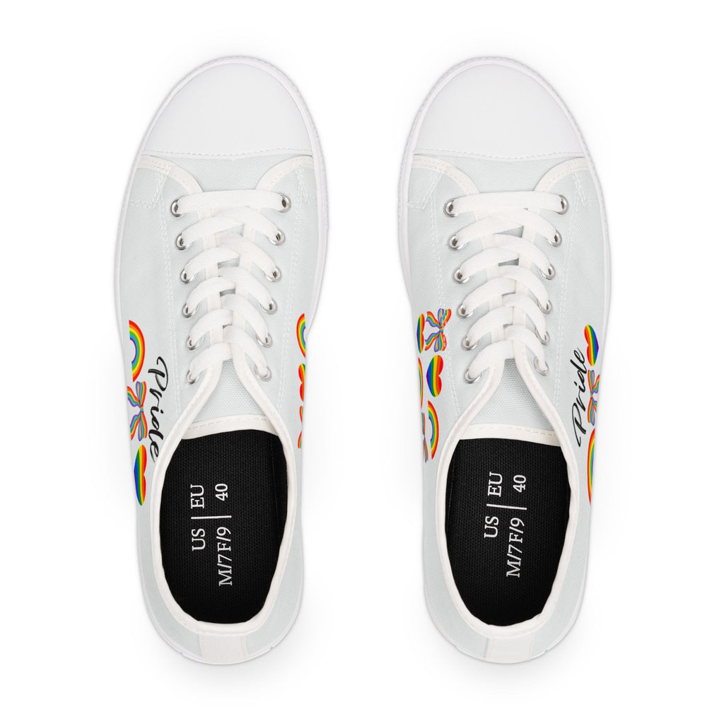 Pride Month Canvas Sneakers | Shoes for Women | Gay Pride Gift | Rainbow Design | Gift for him | LGBTQ |Unisex