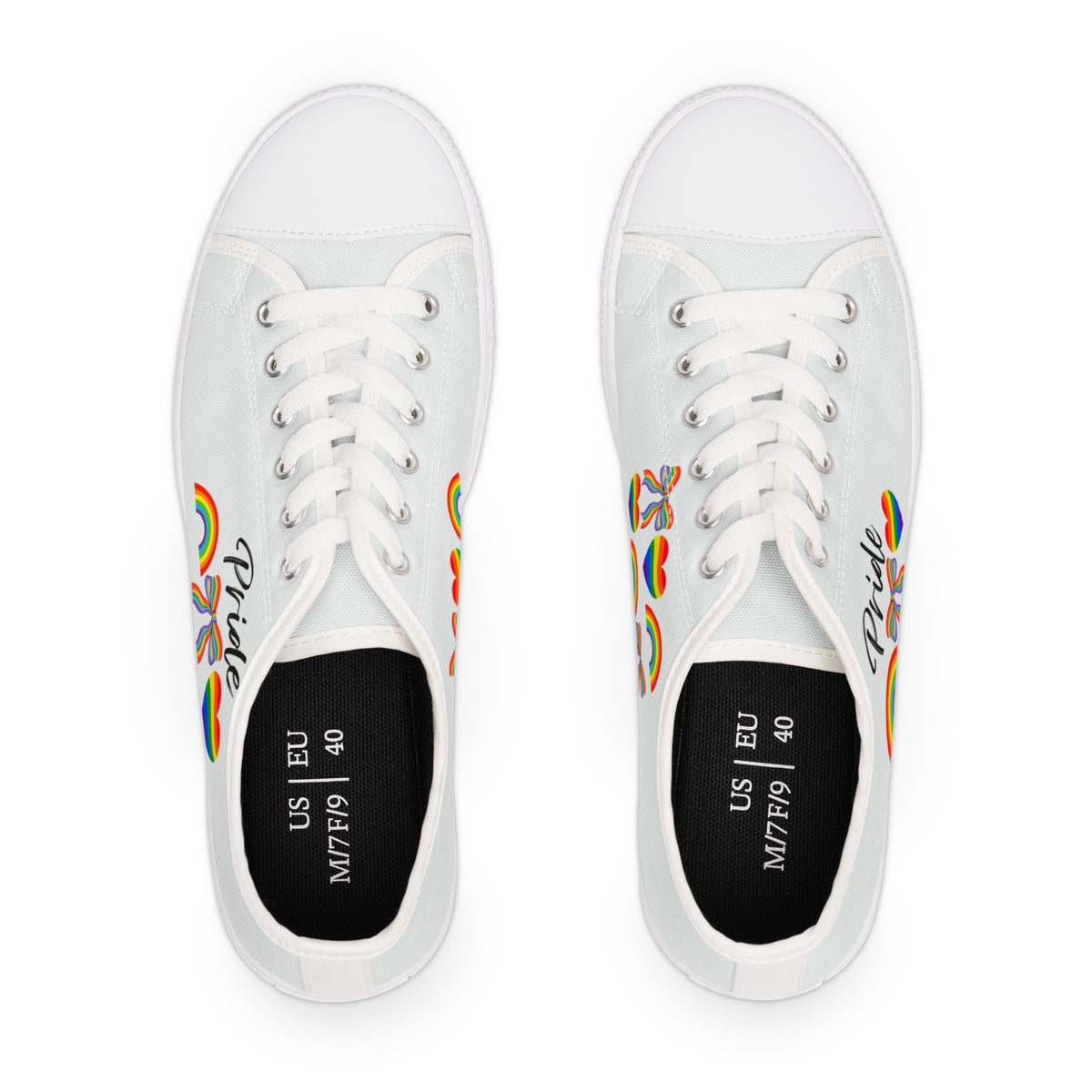 Pride Month Canvas Sneakers | Shoes for Women | Gay Pride Gift | Rainbow Design | Gift for him | LGBTQ |Unisex