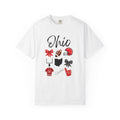 Ohio Shirt | Gifts For Her | Ohio Football Fan | Columbus | Sports Team Gear | Gameday Apparel | Bow Design | Tailgate | Football Jersey