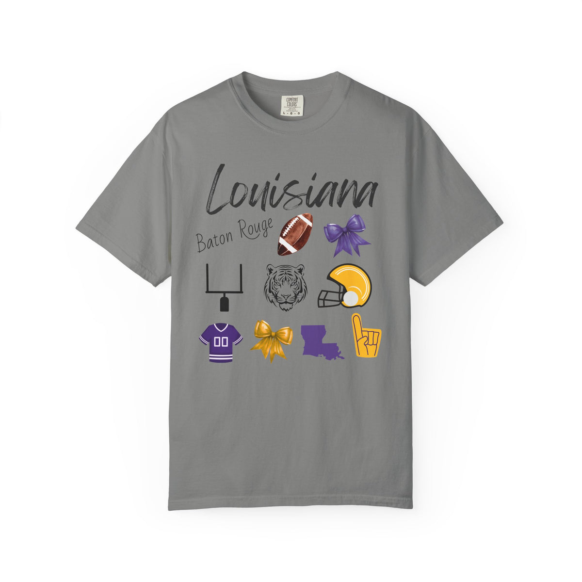 LSU Football Shirt | Gifts For Her | Geaux Tigers Apparel | Louisiana | Gameday Outfit | Tailgate Party | Baton Rouge | Mardi Gras | Tee