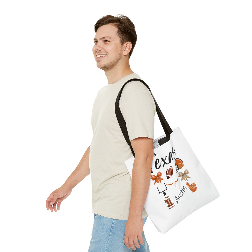 Texas Bow Tote Bag | Gameday Bag | Boat Bag | Boat and Tote | Gift Bag | Gifts for her | Texas Football | College | Tailgate decor| Austin