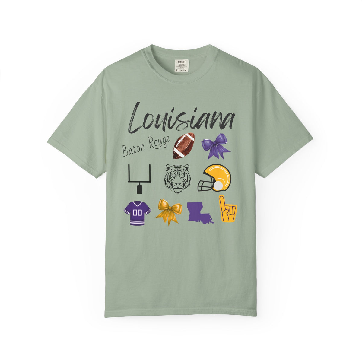 LSU Football Shirt | Gifts For Her | Geaux Tigers Apparel | Louisiana | Gameday Outfit | Tailgate Party | Baton Rouge | Mardi Gras | Tee
