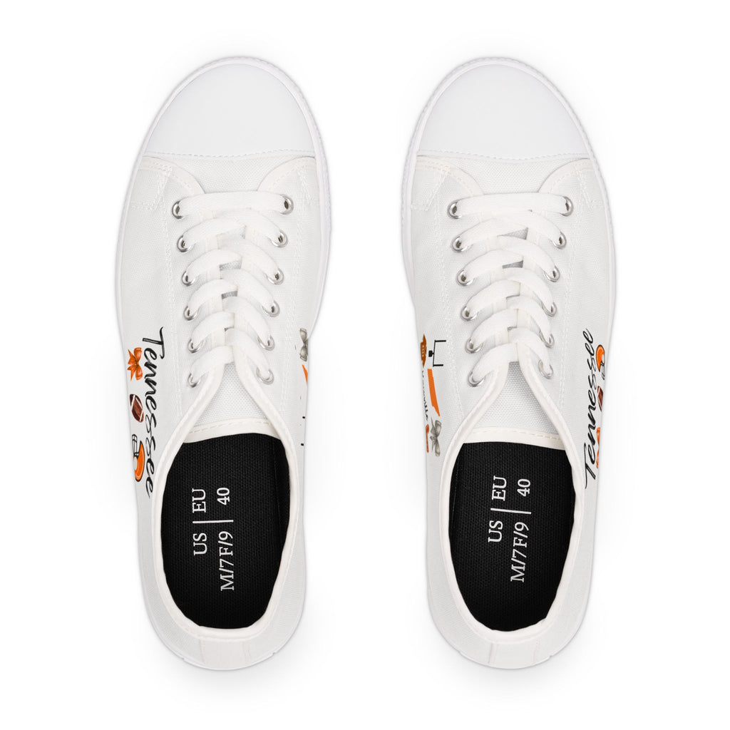 Tennessee Gameday Shoes | Tailgate gear| Vols | Knoxville | Football Fan | Gameday outfit | College Football | Tennessee Football Sneakers