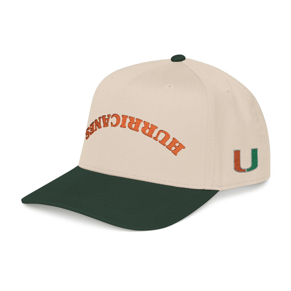 Miami Hurricanes Football Inspired Hat | Gameday Apparel | Graduation | Alumni | Tailgate Party | Gift for Him | Sports Fan | College