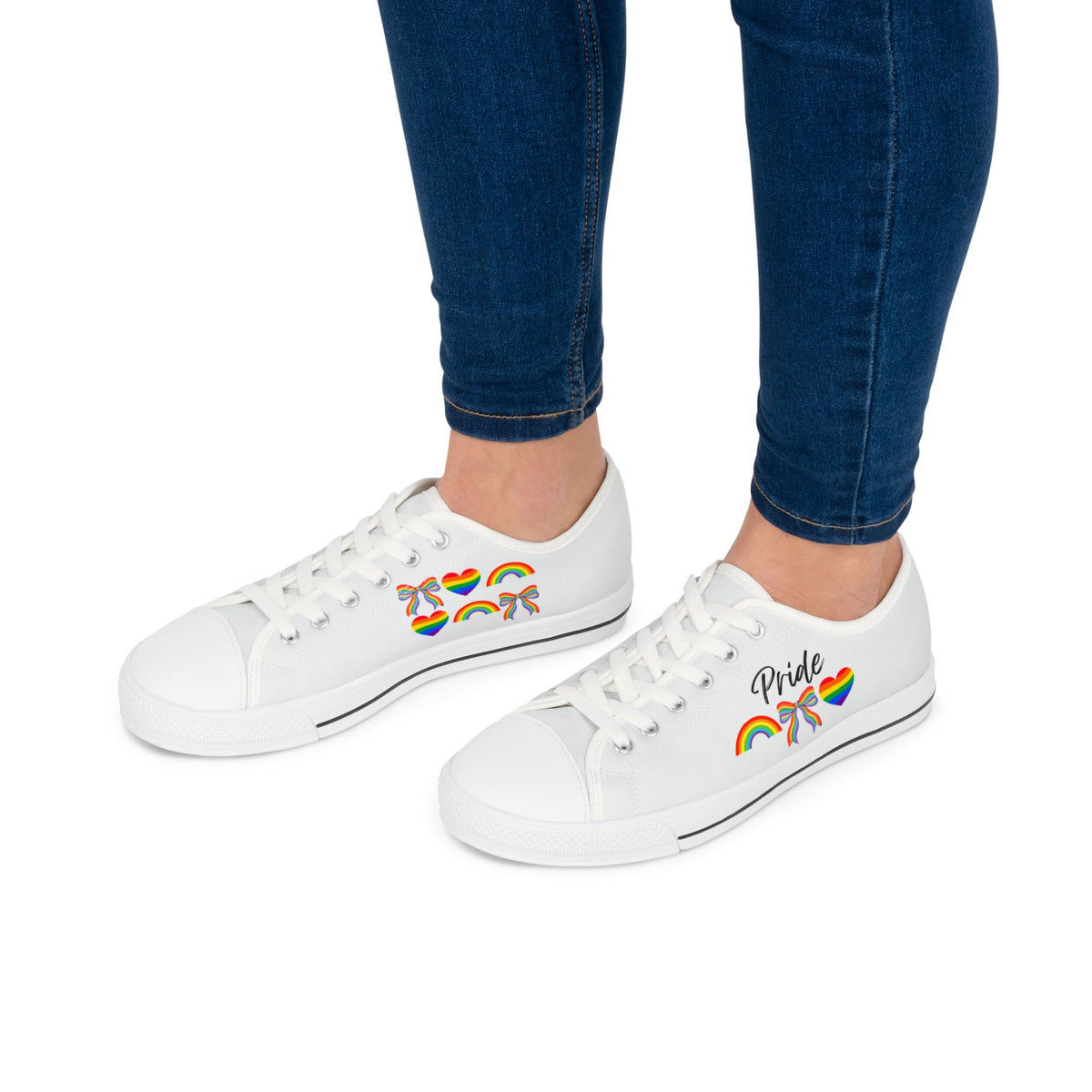 Pride Month Canvas Sneakers | Shoes for Women | Gay Pride Gift | Rainbow Design | Gift for him | LGBTQ |Unisex