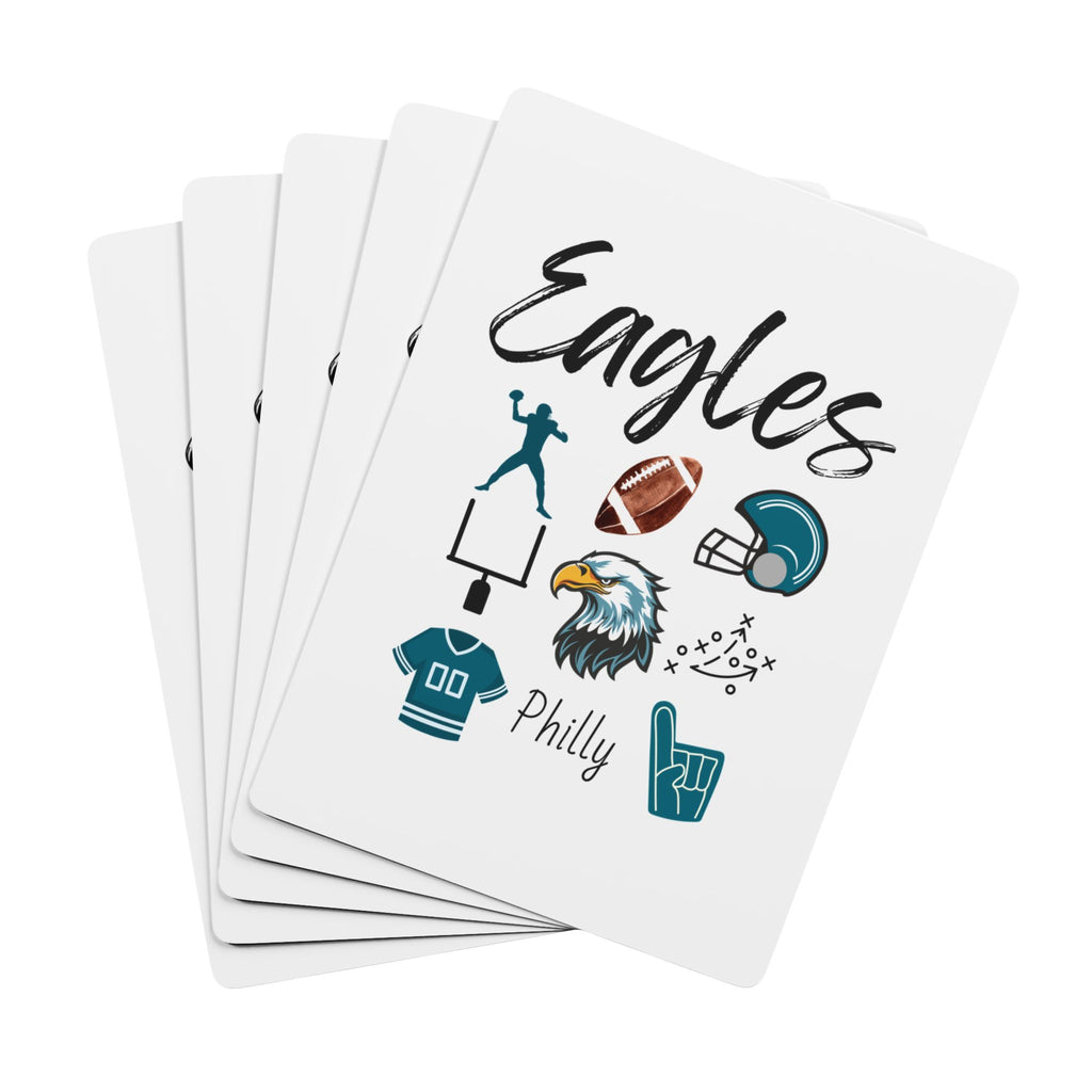 Eagles Football Poker Playing Cards | Tailgate Party | Gameday apparel | Football fan | Gift | Philadelphia | NFL gameday | College Football