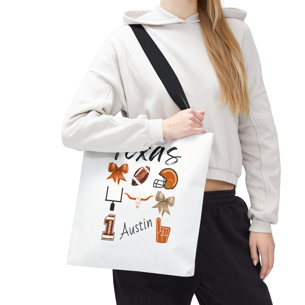 Texas Bow Tote Bag | Gameday Bag | Boat Bag | Boat and Tote | Gift Bag | Gifts for her | Texas Football | College | Tailgate decor| Austin