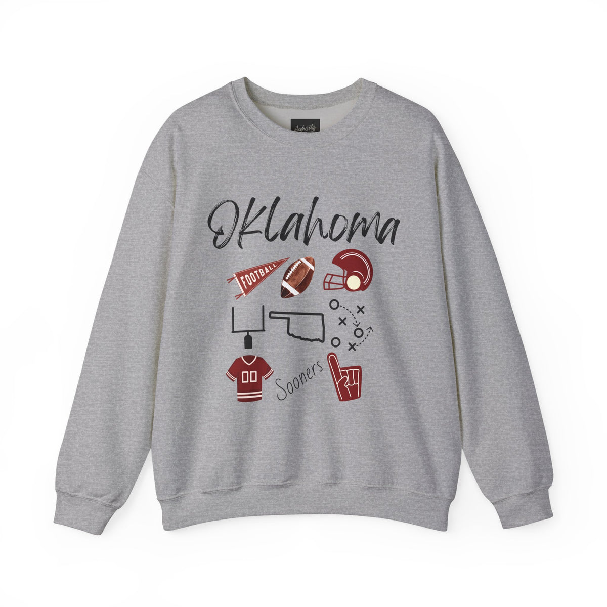 Oklahoma Football Sweatshirt | Gift | Sooners Football Fan | Tailgate Party | College Football | Norman, OK | Gameday Apparel | SEC Champs