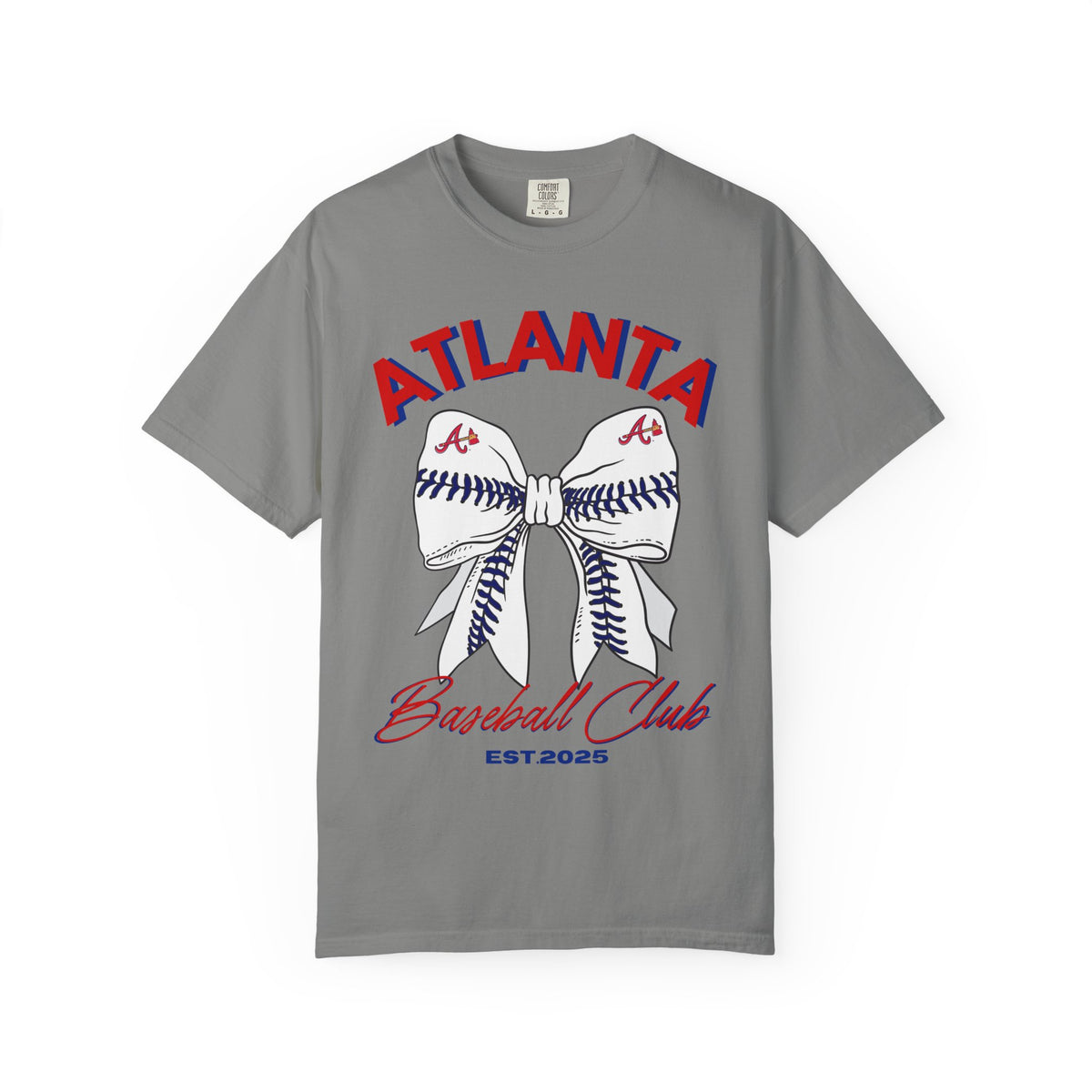 Atlanta Baseball Shirt | Baseball Bow Design | Tailgate Apparel | Braves Shirt | MLB | Game Day apparel | Ball Game | Sports Fan | Custom