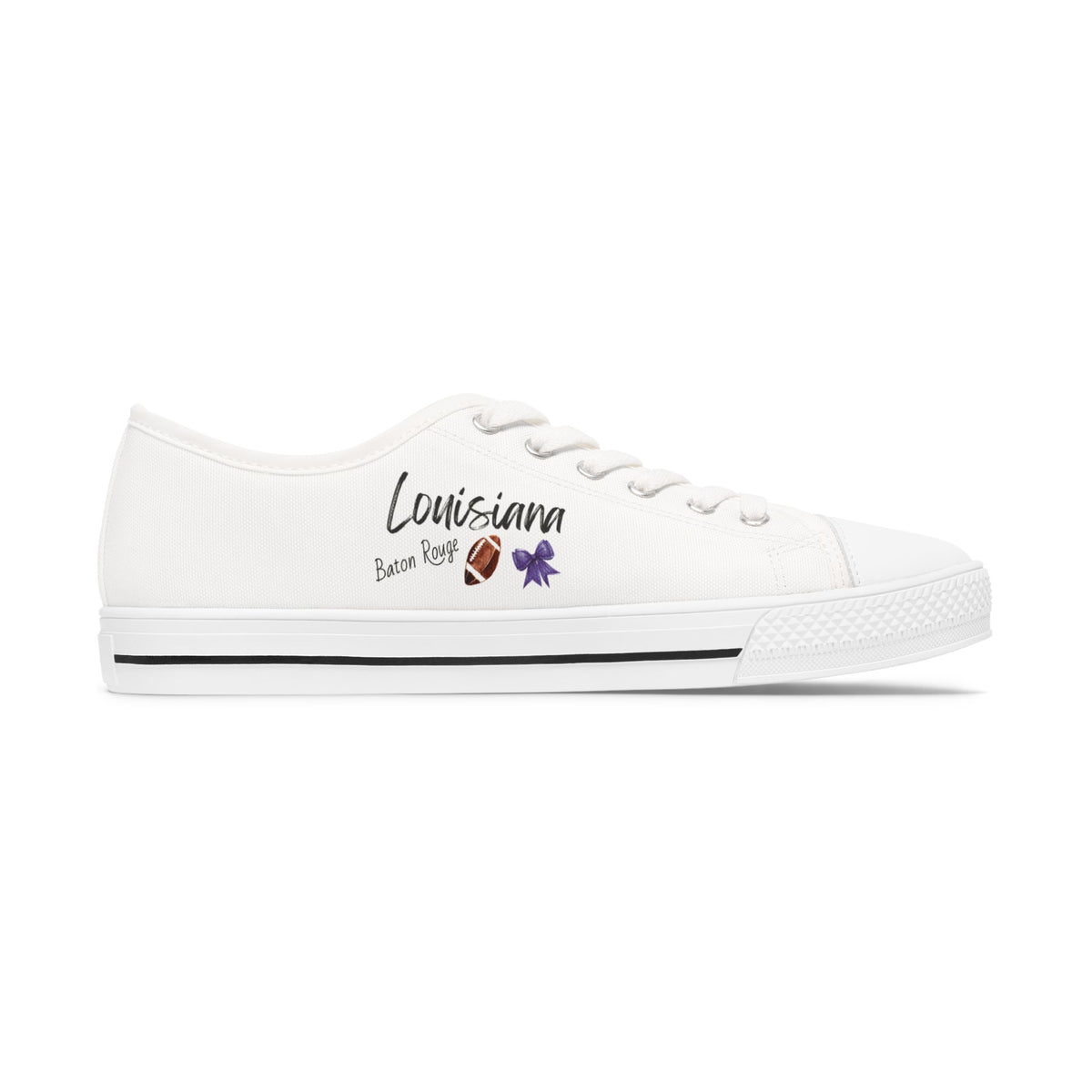 LSU inspired Gameday | Louisiana | Baton Rouge | Lane Kiffin | College Football Fan | Canvas Shoes | Tailgate Party | Geaux Tigers
