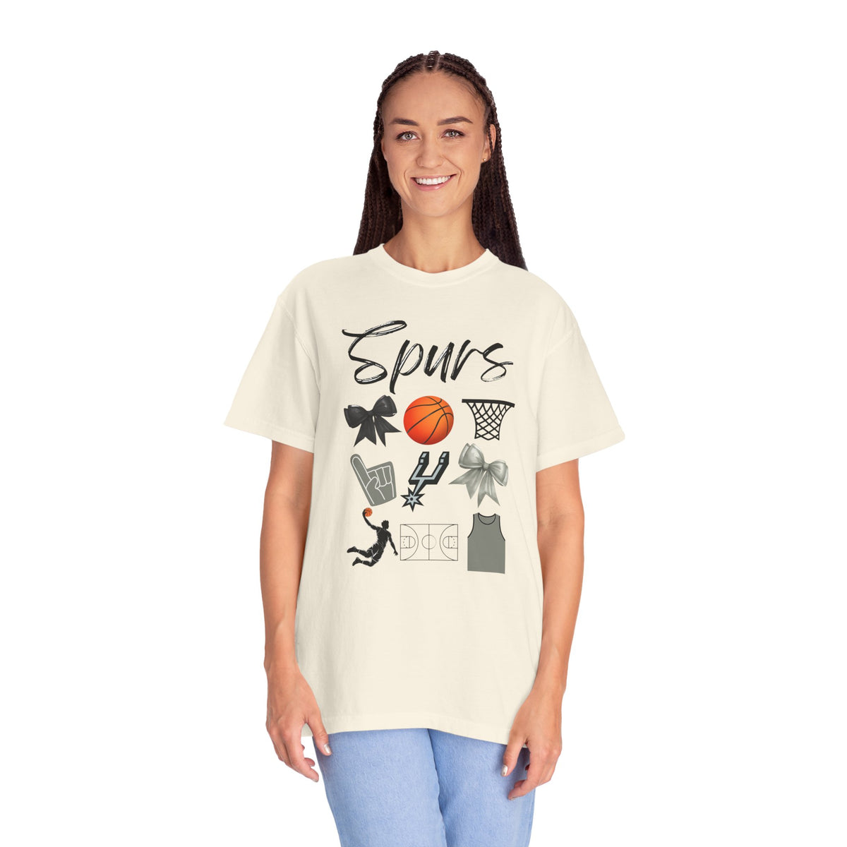 San Antonio Spurs Inspired Shirt | Gift for her | NBA Playoffs | Sports Apparel | Matching Shirts | Victor Wemby | Basketball tee | Texas