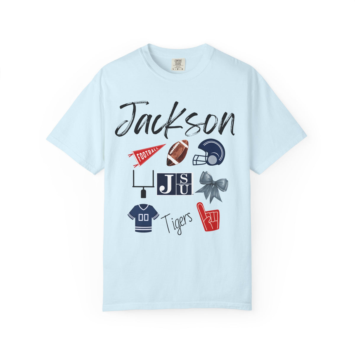 Jackson State University Football Shirt | Gifts For Her | Tiger Football | Homecoming | HBCU | Tailgate Party | HBCU Apparel | Sorority