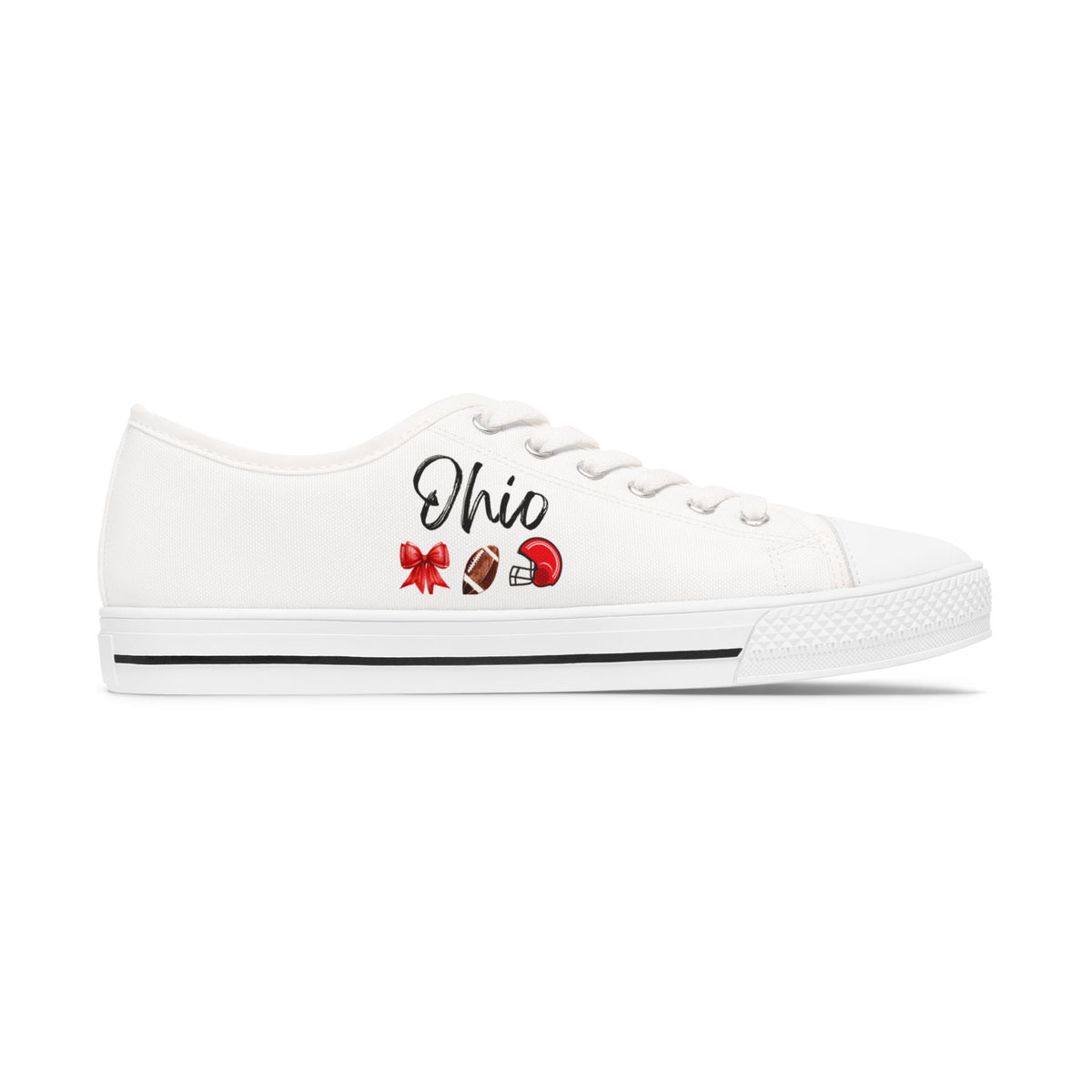 Ohio Gameday Shoes | Tailgate Party | Columbus | Football Fan | Gameday outfit | College Football | Ohio Football Sneakers |