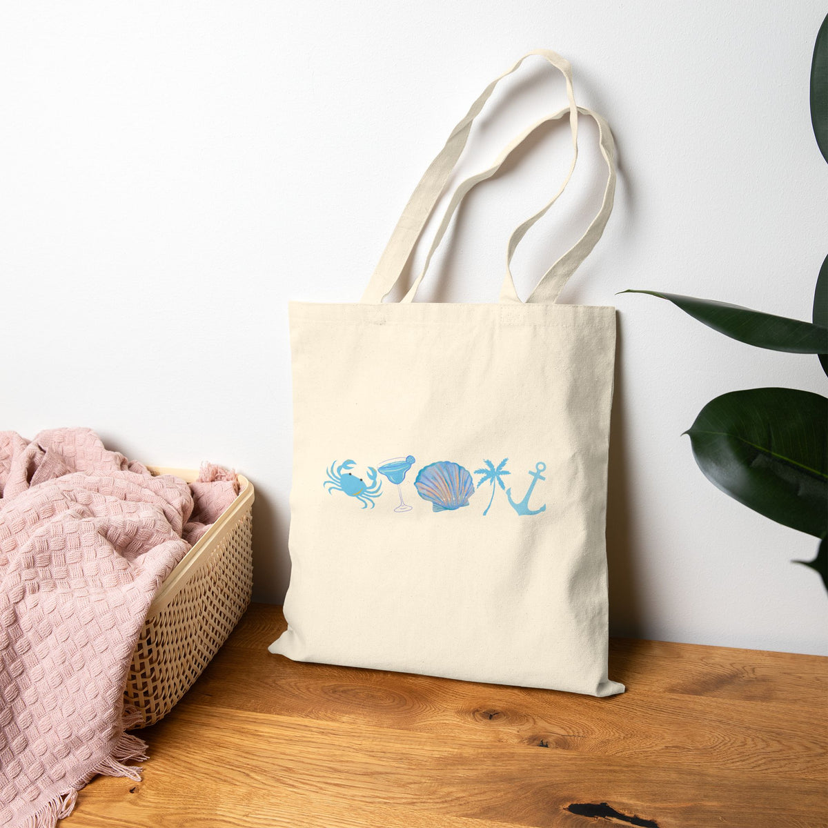 Coastal Canvas Tote bag | Beach Bag | Boat Tote | Lake Bag | Summer | Pool Essentials | Travel | Gift For Her | Graduation | Personalized