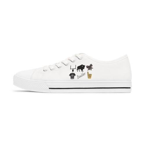 Colorado Gameday Shoes | Buffalo | Boulder | Football Fan | Sorority Girl | College Football | Canvas Sneakers | Tailgate Apparel | Matching