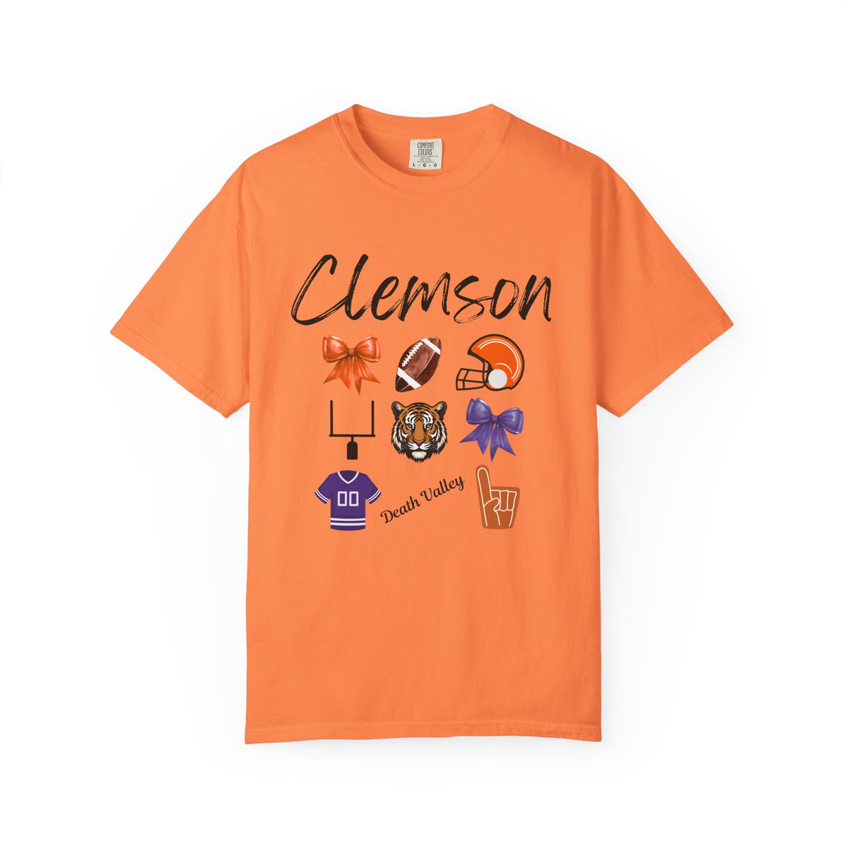 Clemson Inspired Shirt | Gifts For Her | Tigers Football Fan | South Carolina | Purple and Orange | Gameday Tee | Tailgate Party | College