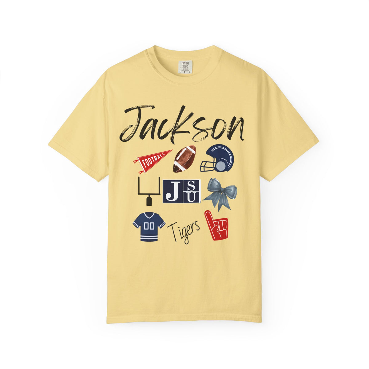 Jackson State University Football Shirt | Gifts For Her | Tiger Football | Homecoming | HBCU | Tailgate Party | HBCU Apparel | Sorority