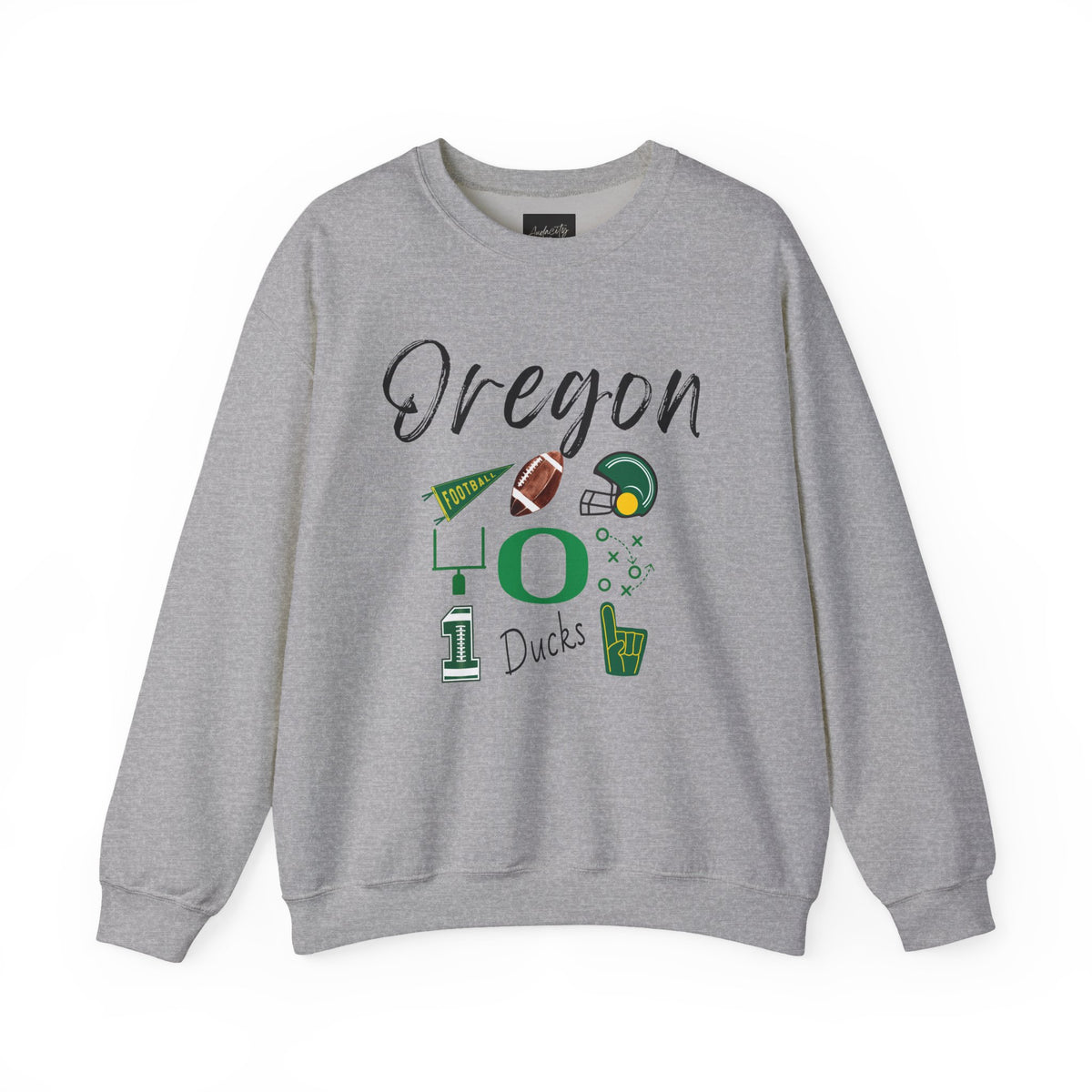 Oregon Football Sweatshirt | Gift | Eugene | Tailgate Party | College Football | Ducks Football Fan | Gameday Apparel | Autzen Stadium