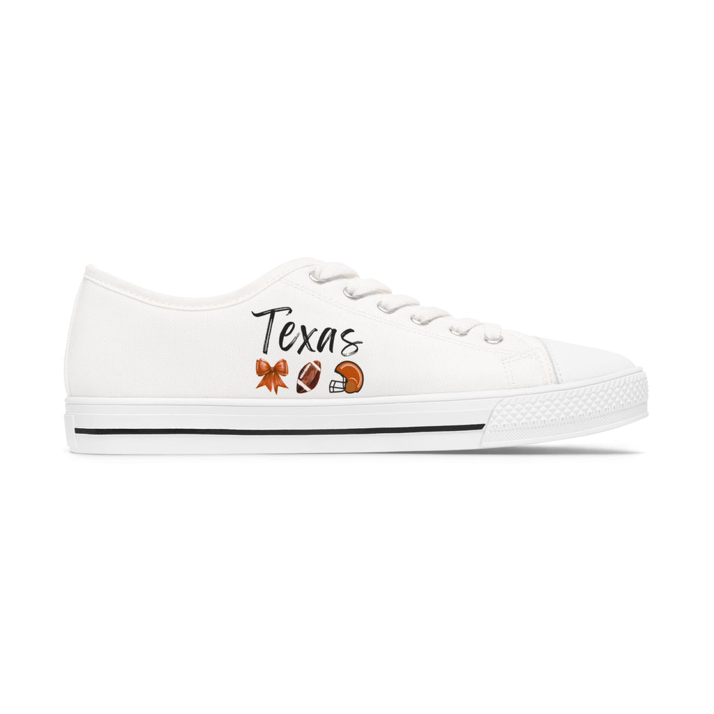 Texas Gameday Shoes | Tailgate decor | Longhorn | Austin | Football Fan | Sorority Girl | College Football | Texas Football Sneakers