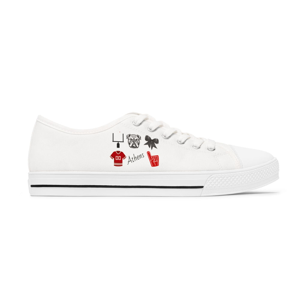 Georgia Gameday Shoes | Tailgate decor | Bulldogs | Athens | Football Fan | Sorority Girl | College Football | School Spirit Sneakers