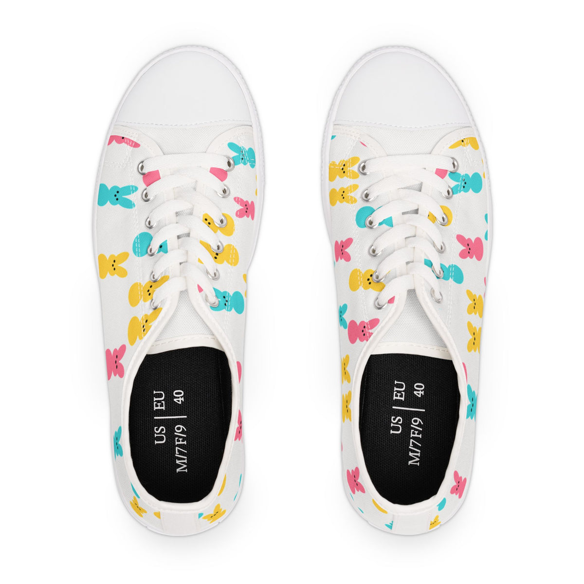 Easter Peeps Sneakers | Shoes for Women |Happy Easter | Bunny Design | Easter Basket | Teacher | Spring Break | Easter Outfit | Egg hunt