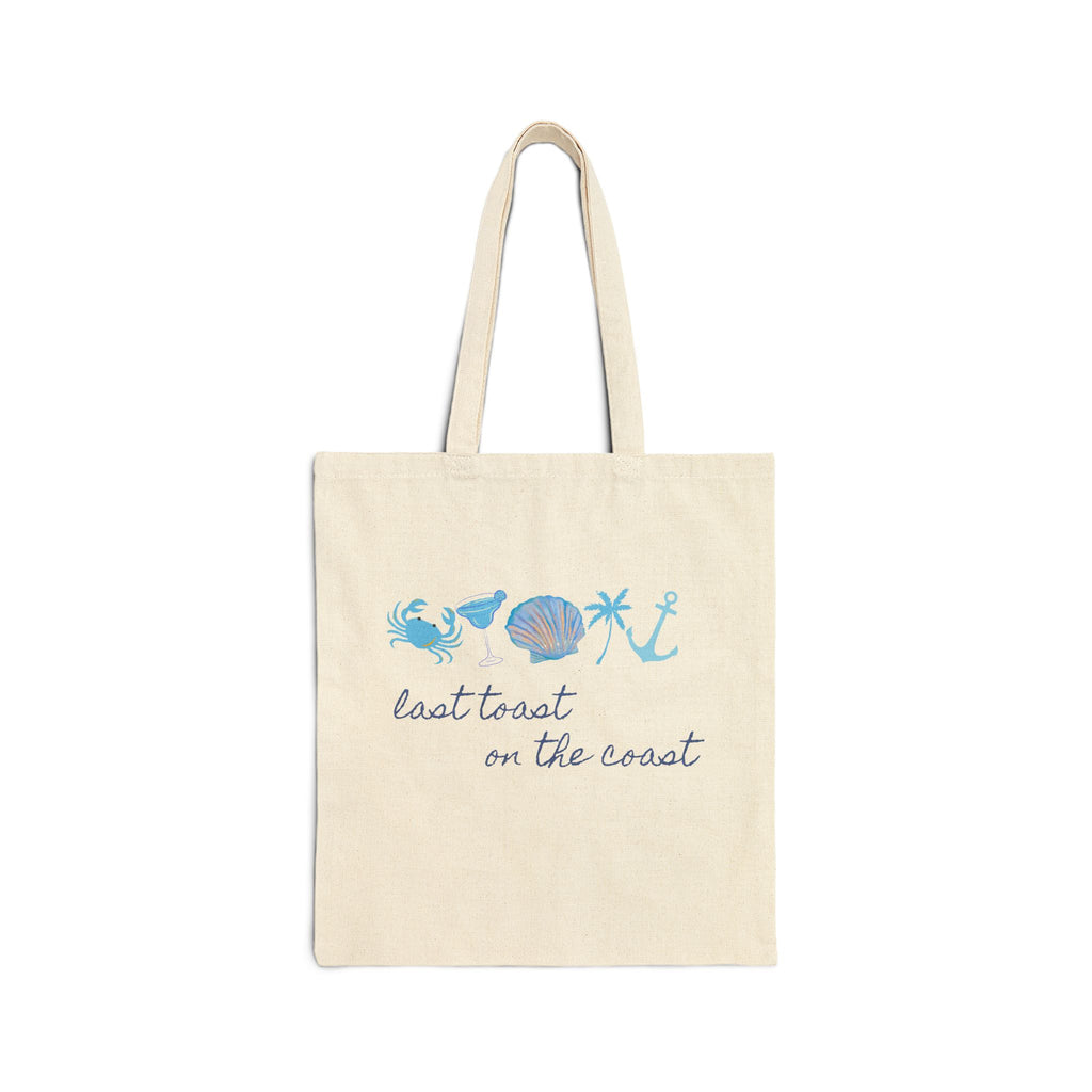 Matching Coastal Canvas Tote bag | Beach Bachelorette | Boat Tote | Lake Bag | Summer | Pool | Bridesmaid Gift | Bridal | Personalized