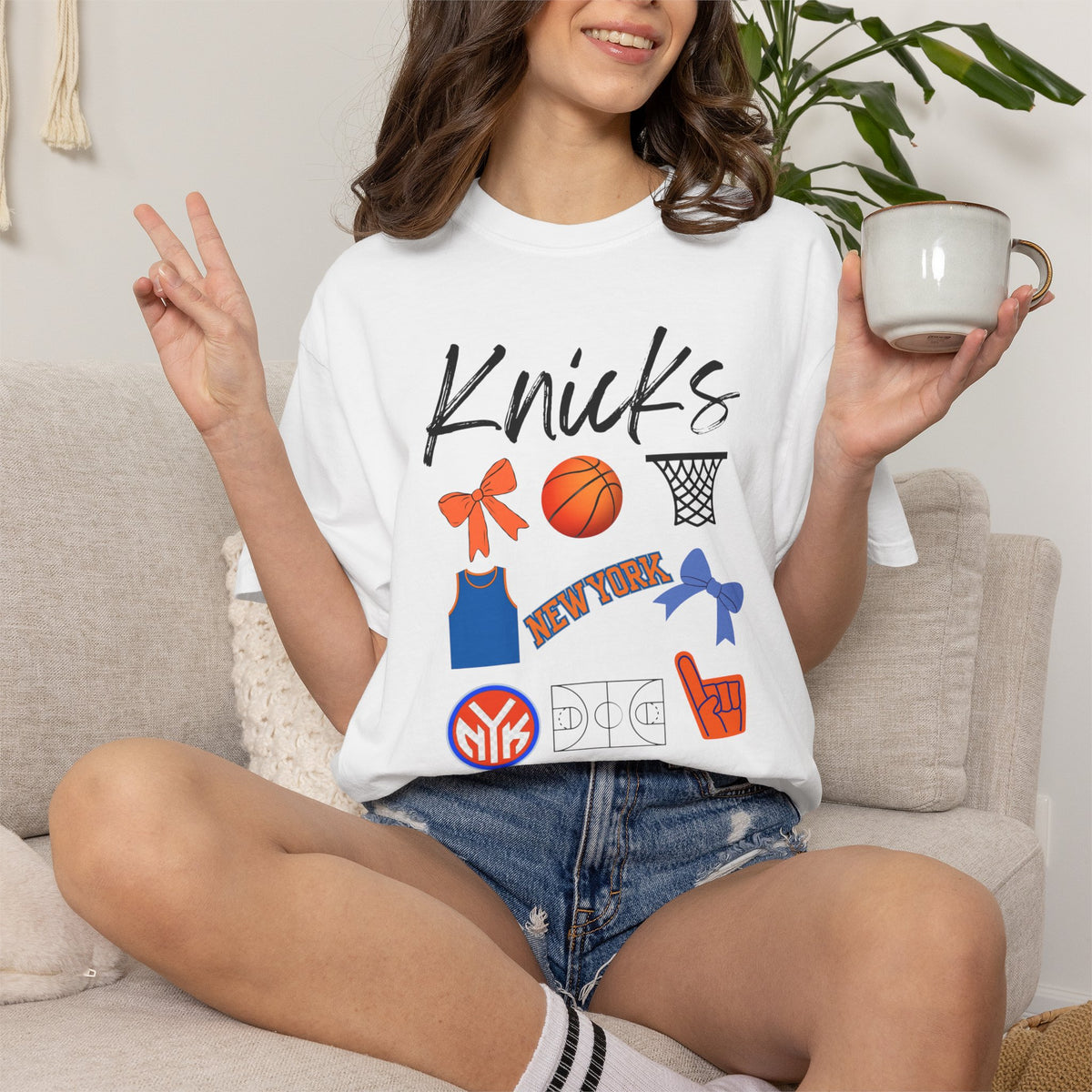 New York Knicks Inspired Shirt | Gift for her | NBA Playoffs | Sports Apparel | Matching Shirts | Jalen Brunson | Basketball | NYC