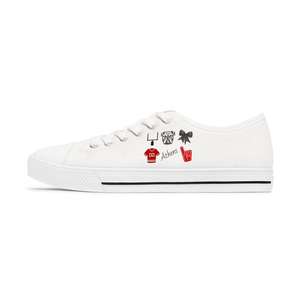 Georgia Gameday Shoes | Tailgate decor | Bulldogs | Athens | Football Fan | Sorority Girl | College Football | School Spirit Sneakers