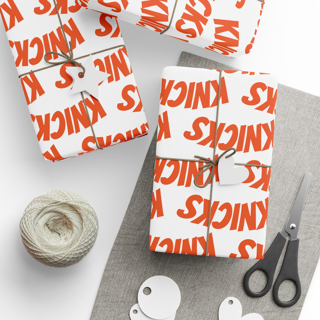 New York Knicks Wrapping Paper| Basketball | Gift for Him | Tailgate Party, Christmas Gift Wrap , Gameday Apparel, NBA Fan | Birthday