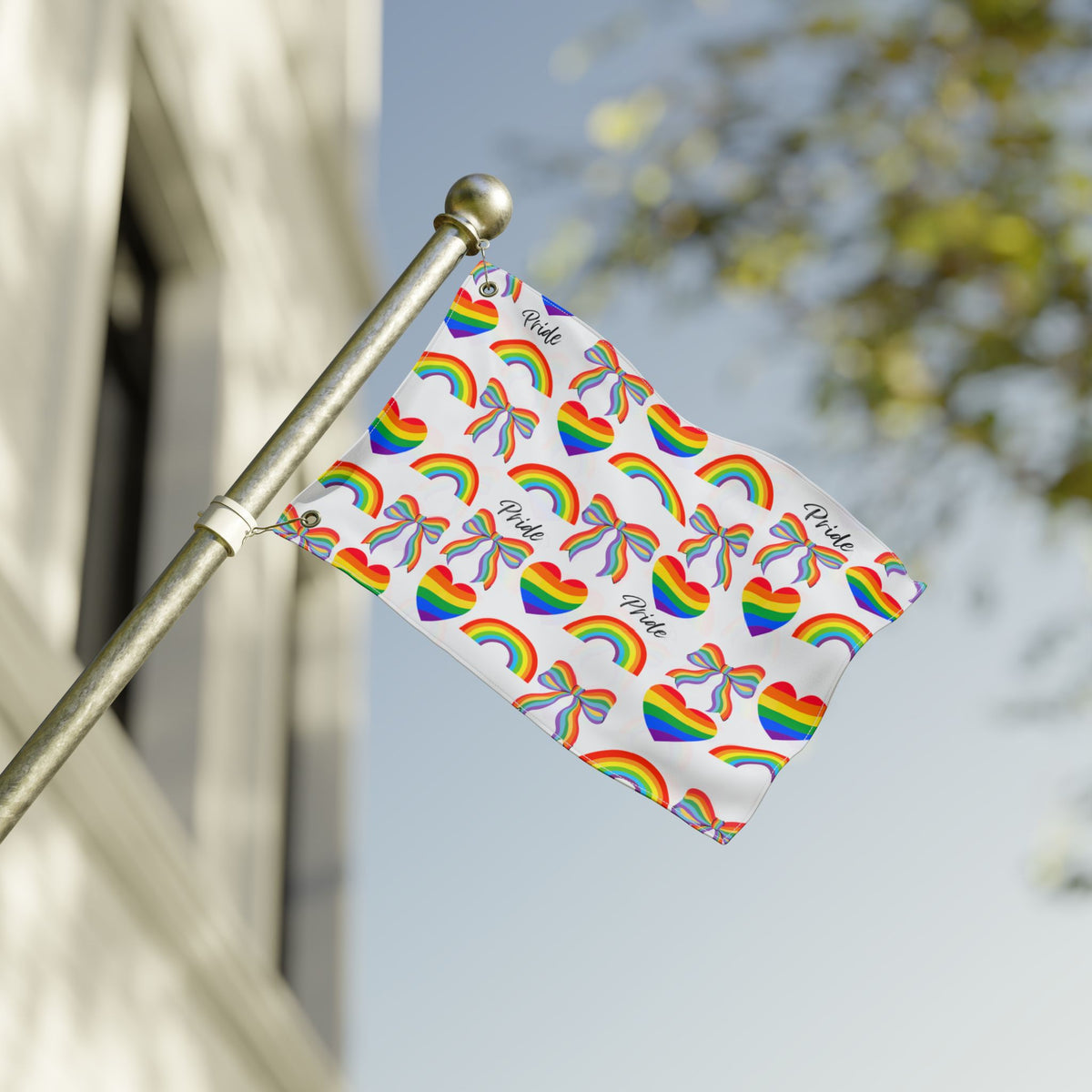 Gay Pride Double Sided Flag | LGBT | Home Decor | Festive | Party Supplies | Queer | Love | Rainbow | Drag Show | Lesbian | Parade