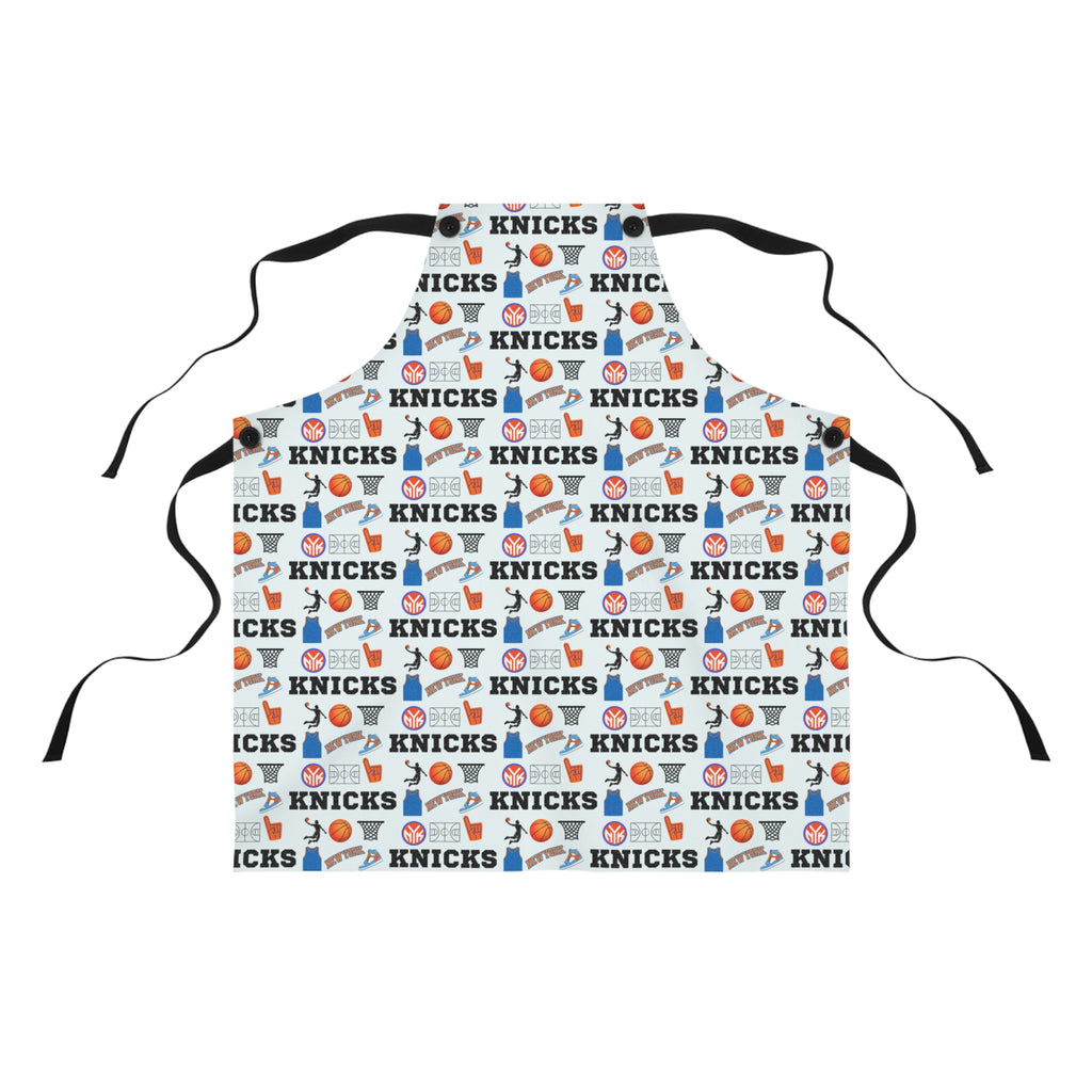 New York Knicks Basketball Apron | NBA Fan | Grilling Set | Gift for Chef Dad Grandpa Husband | Tailgate Party | BBQ Grill | Housewarming