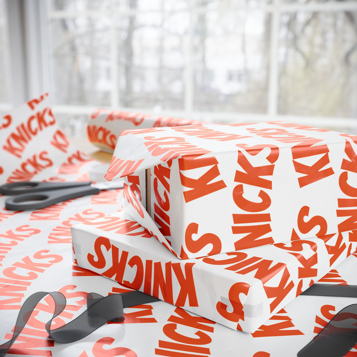 New York Knicks Wrapping Paper| Basketball | Gift for Him | Tailgate Party, Christmas Gift Wrap , Gameday Apparel, NBA Fan | Birthday
