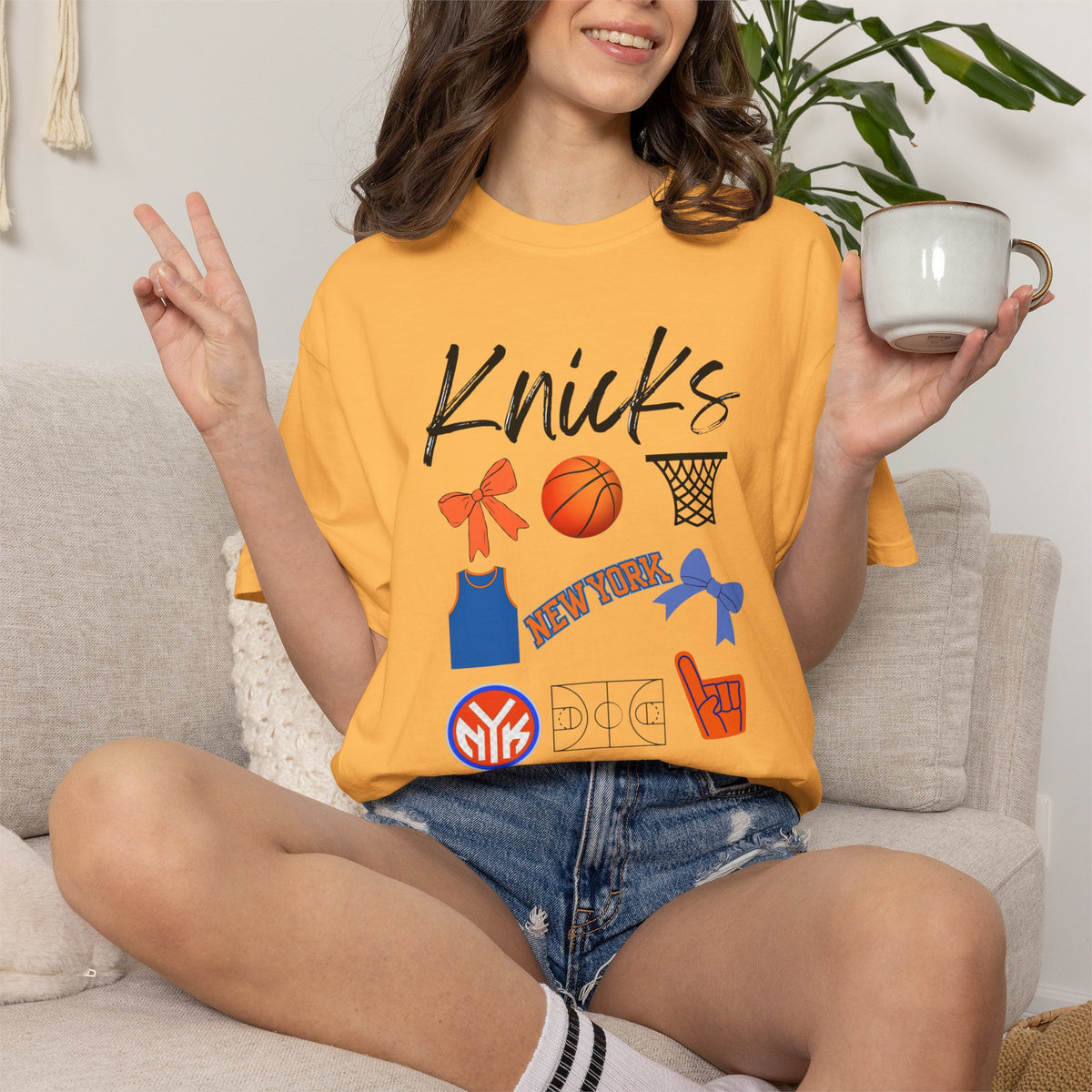 New York Knicks Inspired Shirt | Gift for her | NBA Playoffs | Sports Apparel | Matching Shirts | Jalen Brunson | Basketball | NYC