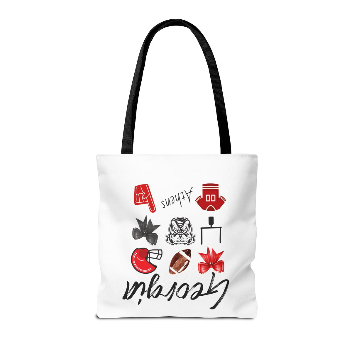 Georgia Bow Tote Bag | Gameday Bag | Boat Bag | Boat Tote | Gift Bag | Gifts for her | Bulldog Football | College | Tailgate decor| Athens