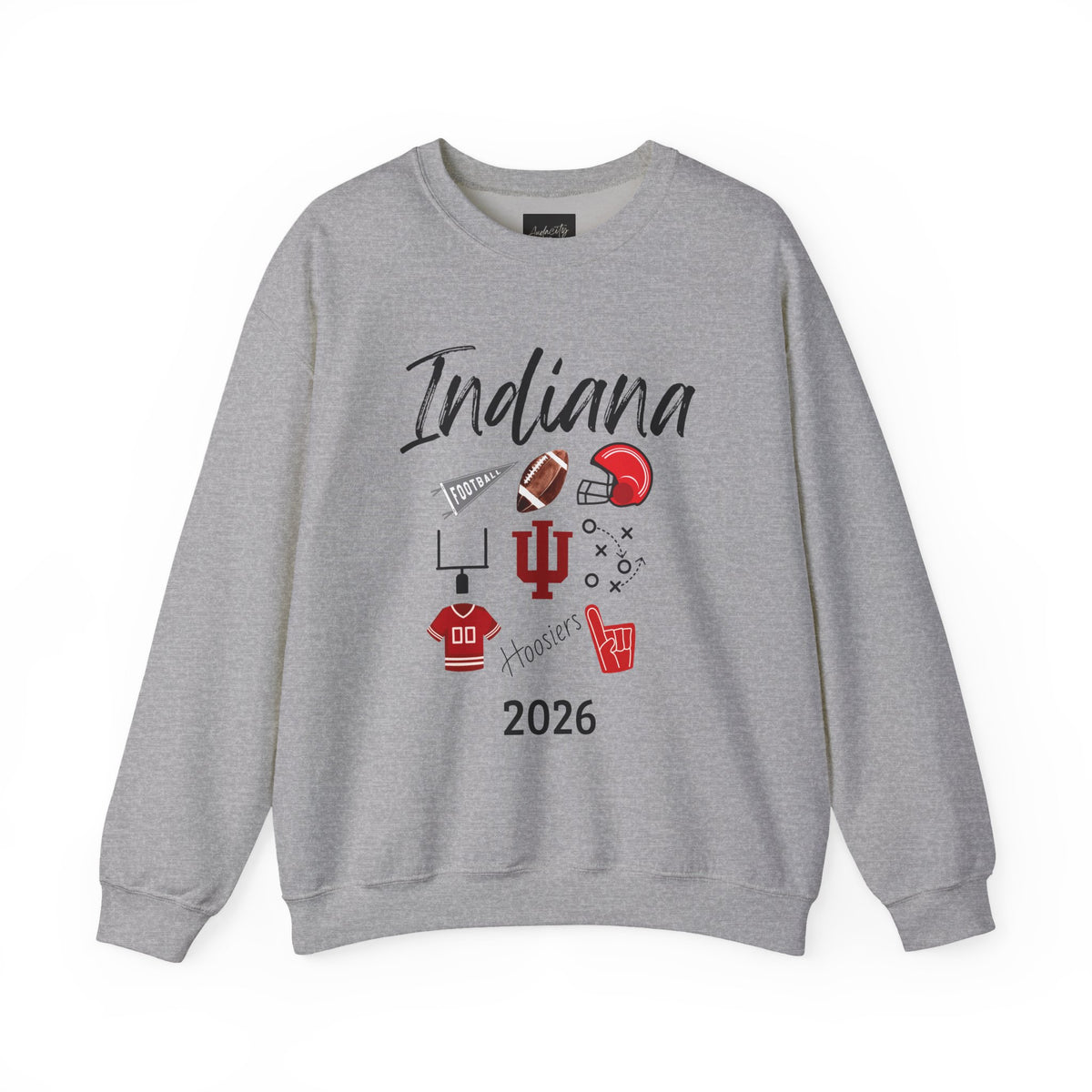 Indiana Football Sweatshirt | Hoosiers | Football Fan | National Championship | College | Tailgate Party  | Gameday Apparel | Bloomington