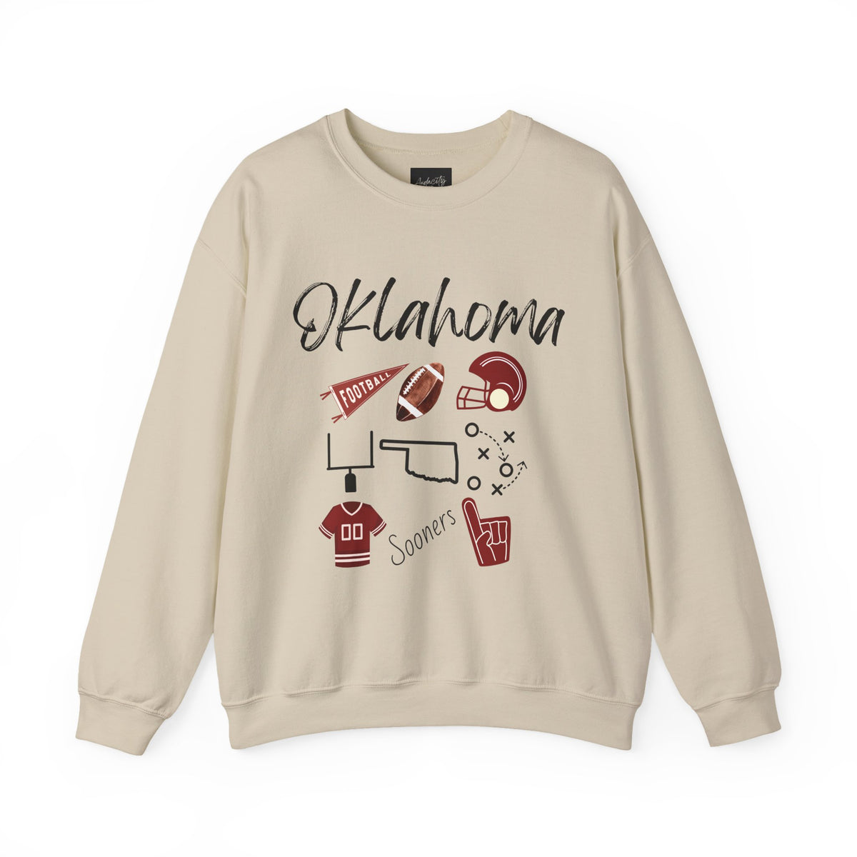 Oklahoma Football Sweatshirt | Gift | Sooners Football Fan | Tailgate Party | College Football | Norman, OK | Gameday Apparel | SEC Champs