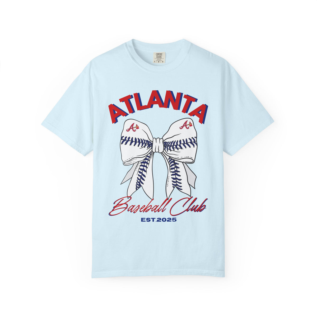 Atlanta Baseball Shirt | Baseball Bow Design | Tailgate Apparel | Braves Shirt | MLB | Game Day apparel | Ball Game | Sports Fan | Custom