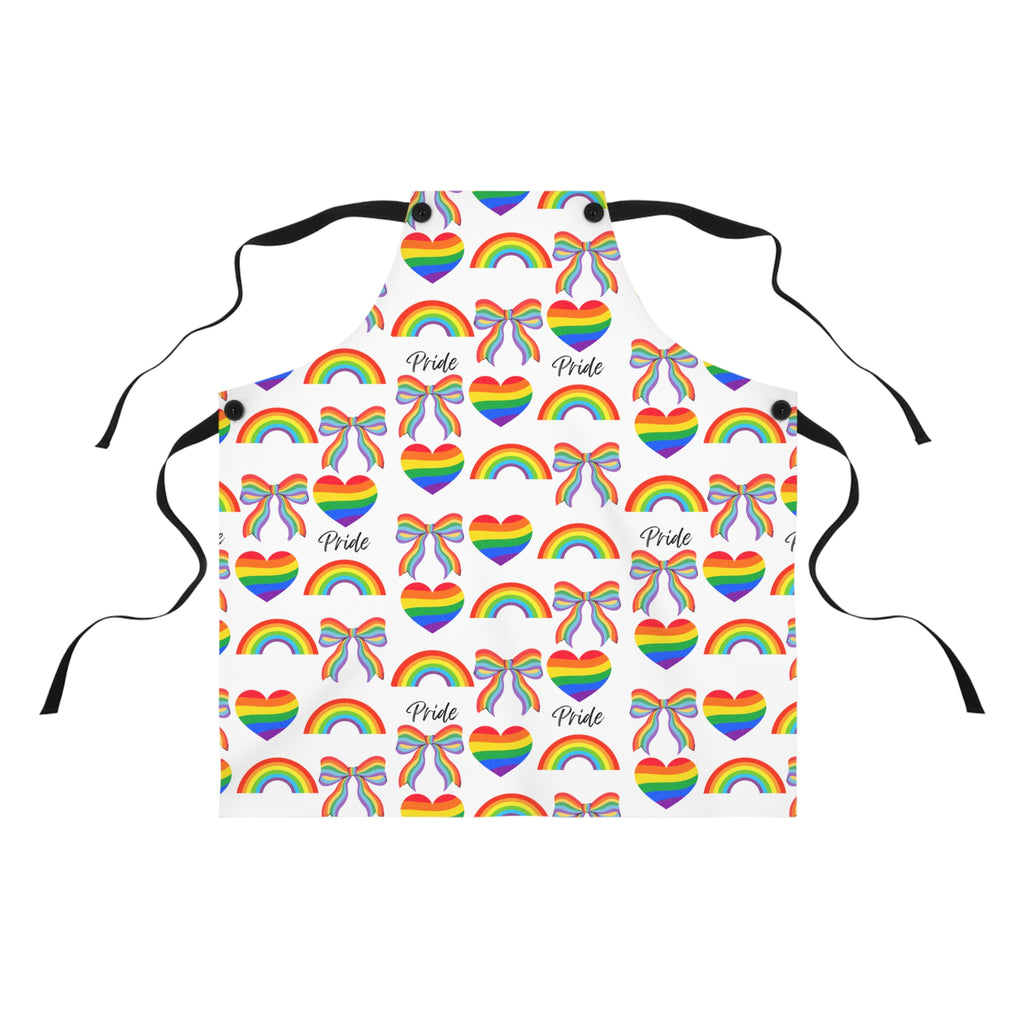 Gay Pride Kitchen Apron | LGBT | Party | Parade | Home Decor | Kitchen Decor | Unisex Chef Apron | Grill Master | BBQ