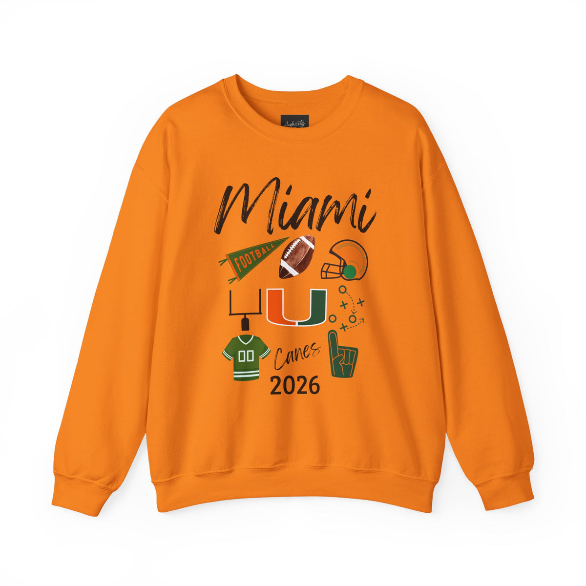 Miami Football Sweatshirt | Hurricanes | Football Fan | National Championship | College | Carson Beck | Tailgate Party  | Gameday Apparel