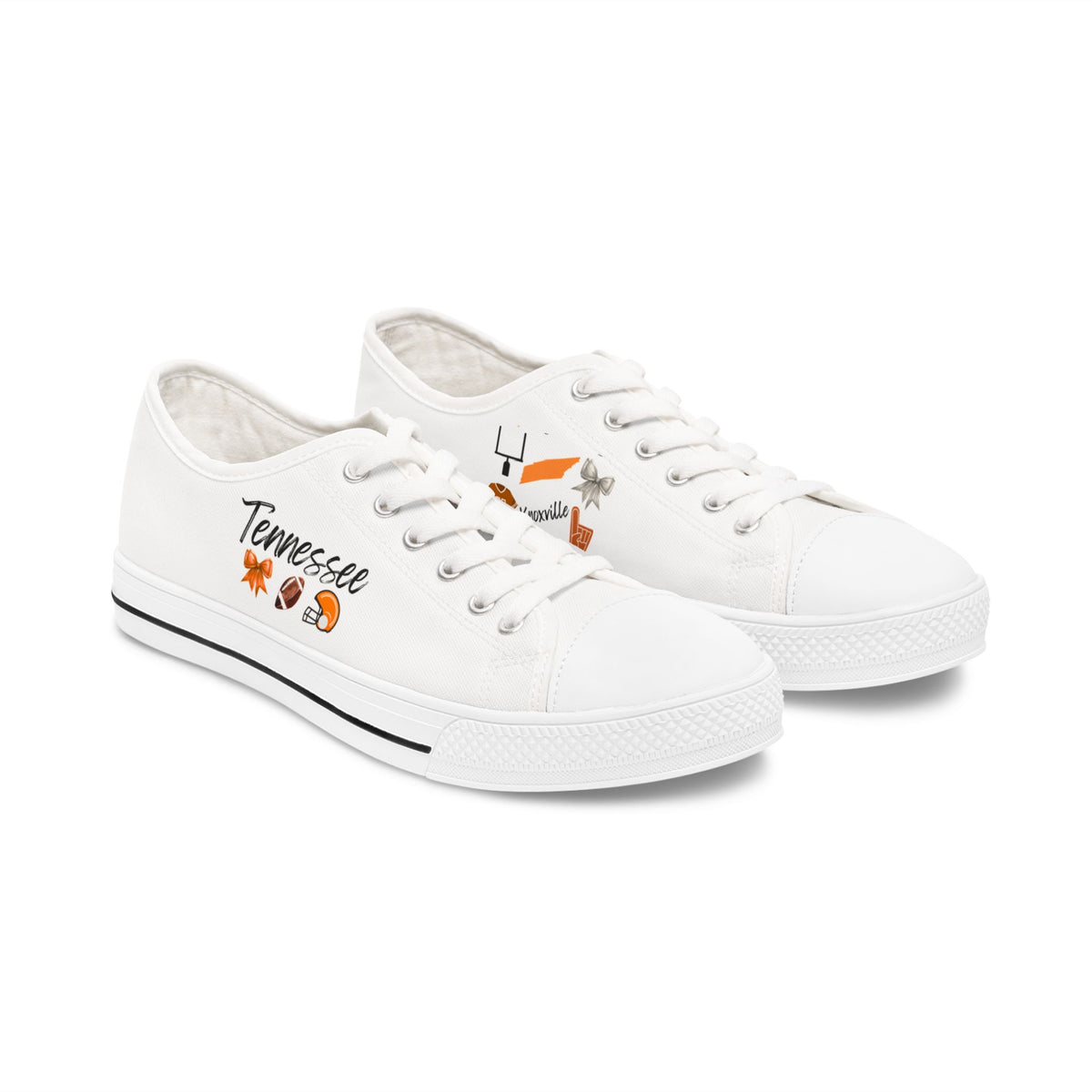 Tennessee Gameday Shoes | Tailgate gear| Vols | Knoxville | Football Fan | Gameday outfit | College Football | Tennessee Football Sneakers