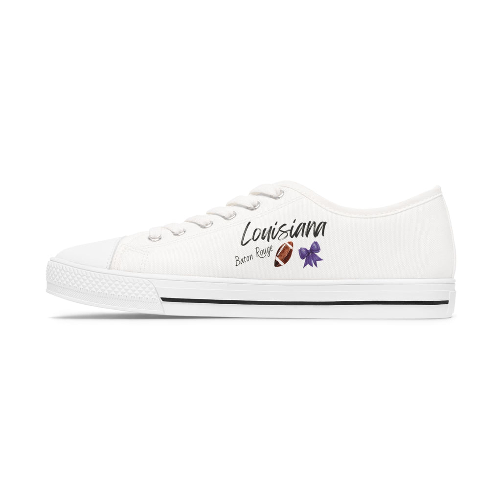 LSU inspired Gameday | Louisiana | Baton Rouge | Lane Kiffin | College Football Fan | Canvas Shoes | Tailgate Party | Geaux Tigers