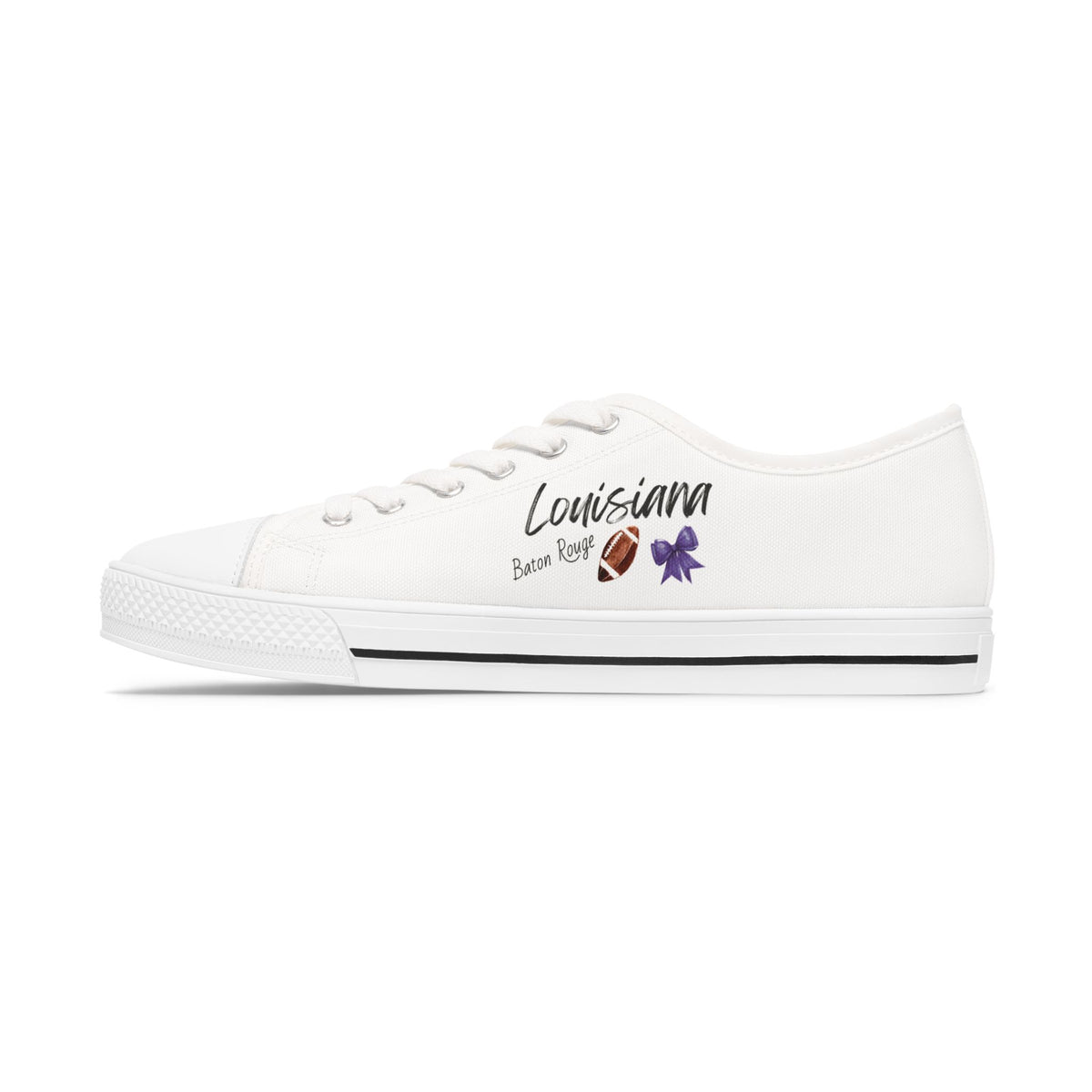 LSU inspired Gameday | Louisiana | Baton Rouge | Lane Kiffin | College Football Fan | Canvas Shoes | Tailgate Party | Geaux Tigers