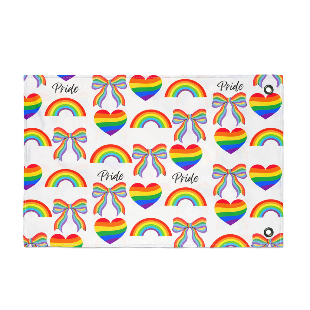 Gay Pride Double Sided Flag | LGBT | Home Decor | Festive | Party Supplies | Queer | Love | Rainbow | Drag Show | Lesbian | Parade