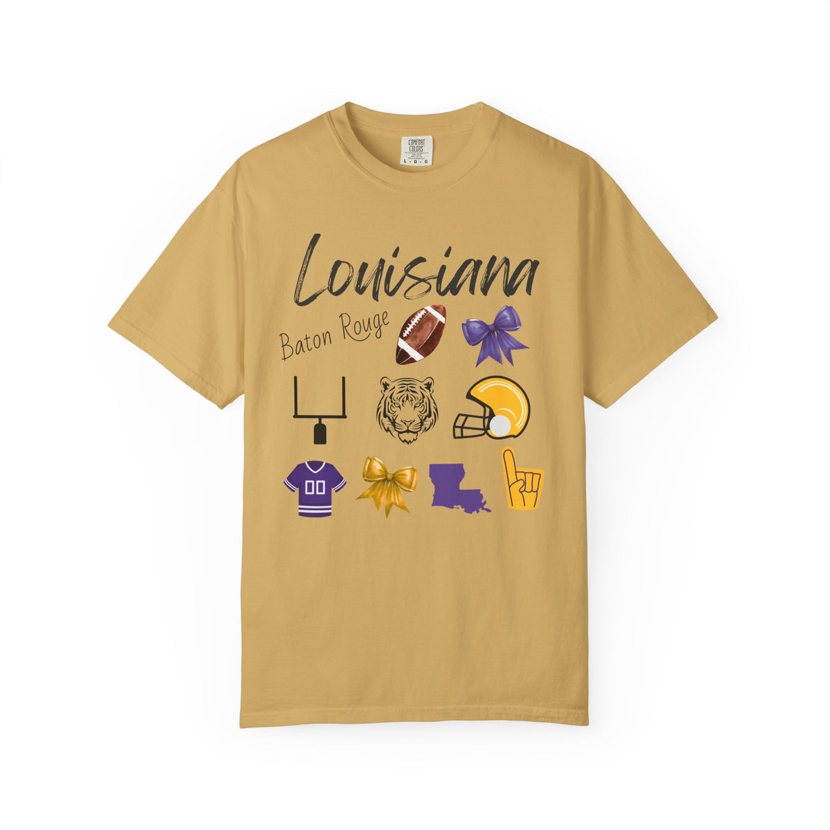 LSU Football Shirt | Gifts For Her | Geaux Tigers Apparel | Louisiana | Gameday Outfit | Tailgate Party | Baton Rouge | Mardi Gras | Tee