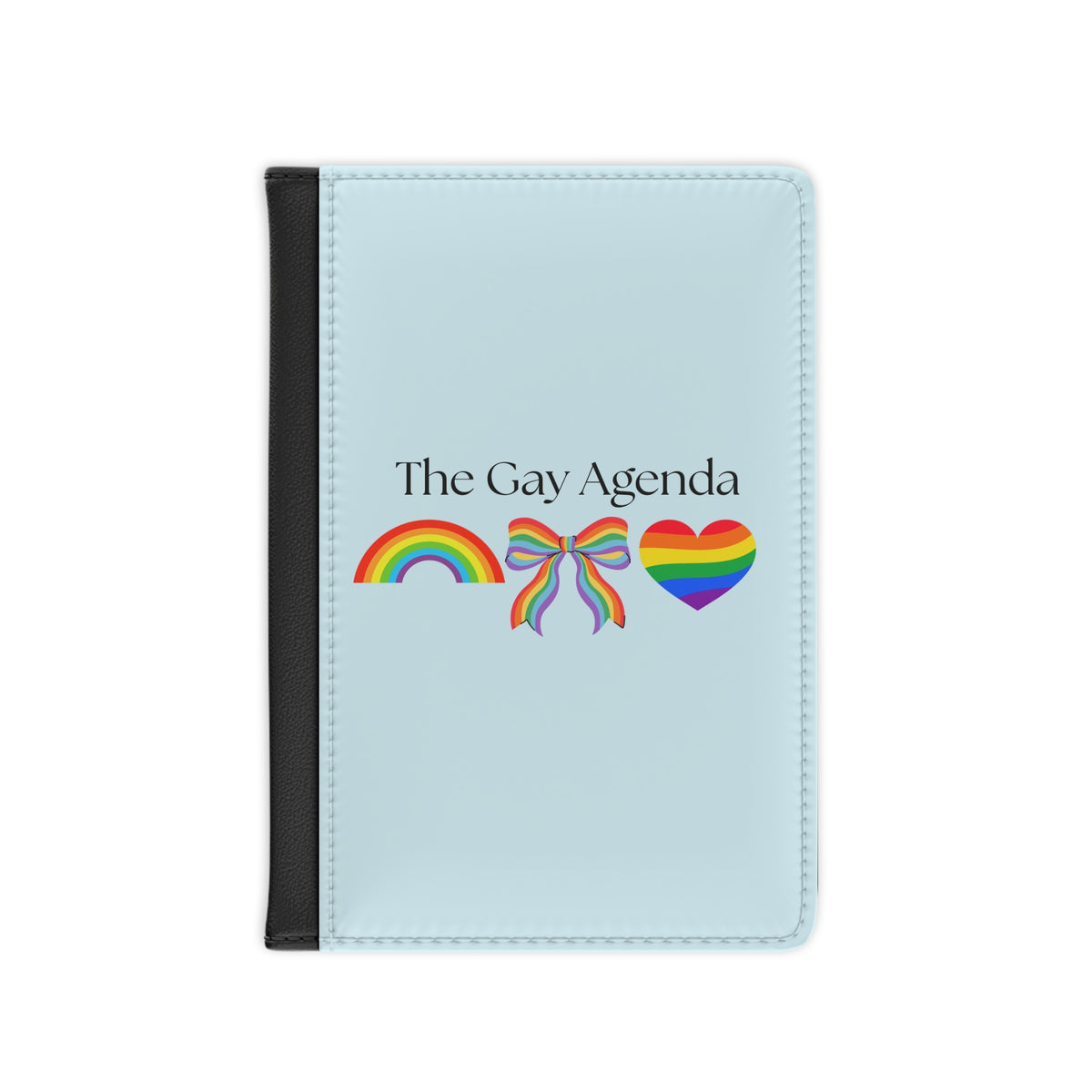 The Gay Agenda Passport Cover | Pride passport holder | Gay Travel | Puerta Vallarta | Airport | International  | LBGT Gift | Party Favor