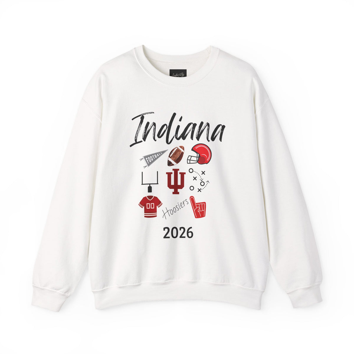 Indiana Football Sweatshirt | Hoosiers | Football Fan | National Championship | College | Tailgate Party  | Gameday Apparel | Bloomington