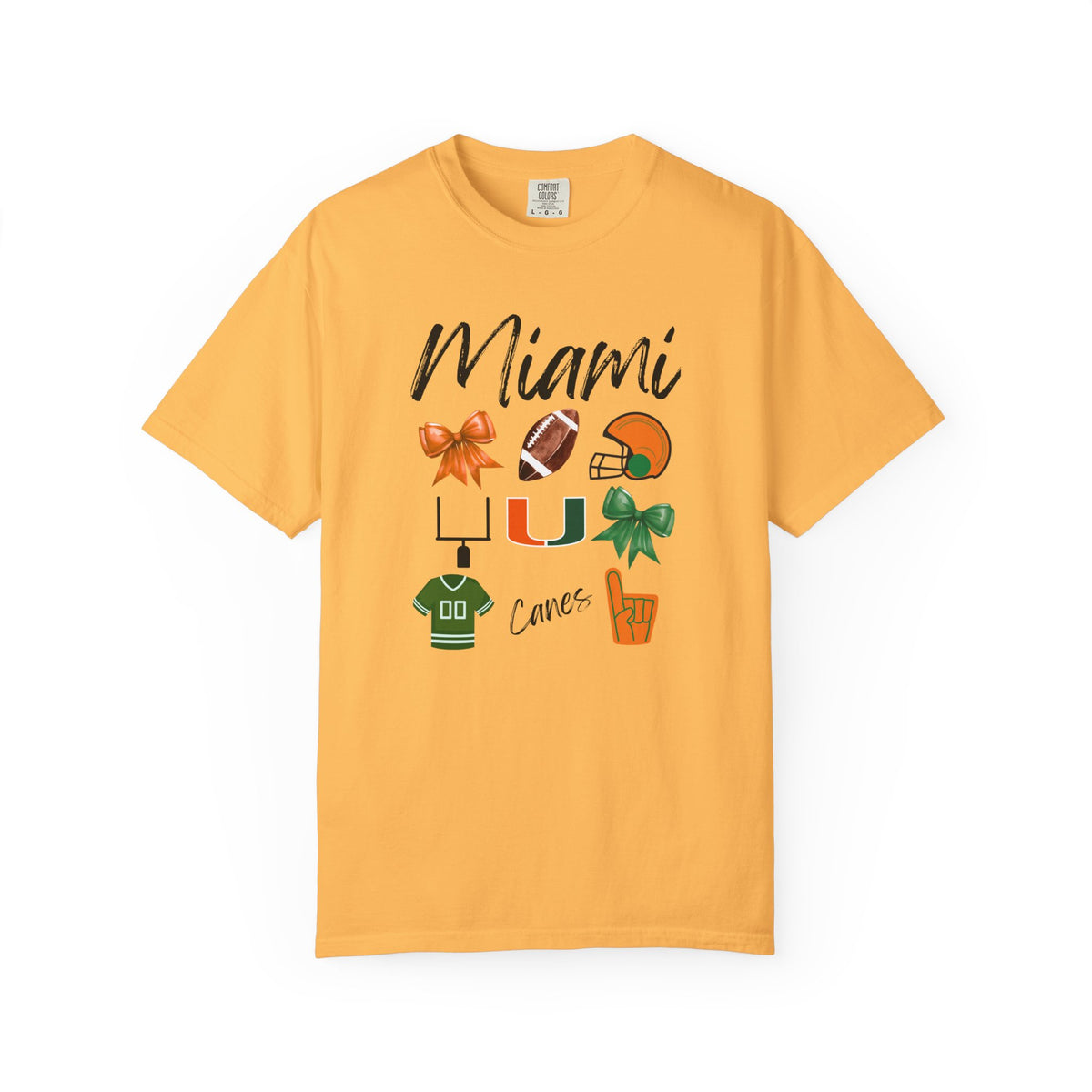 Miami Football Shirt | Gifts For Her | Hurricanes Apparel | Dolphins Fan | Gameday Outfit | Tailgate Party | Carson Beck | Florida | Canes