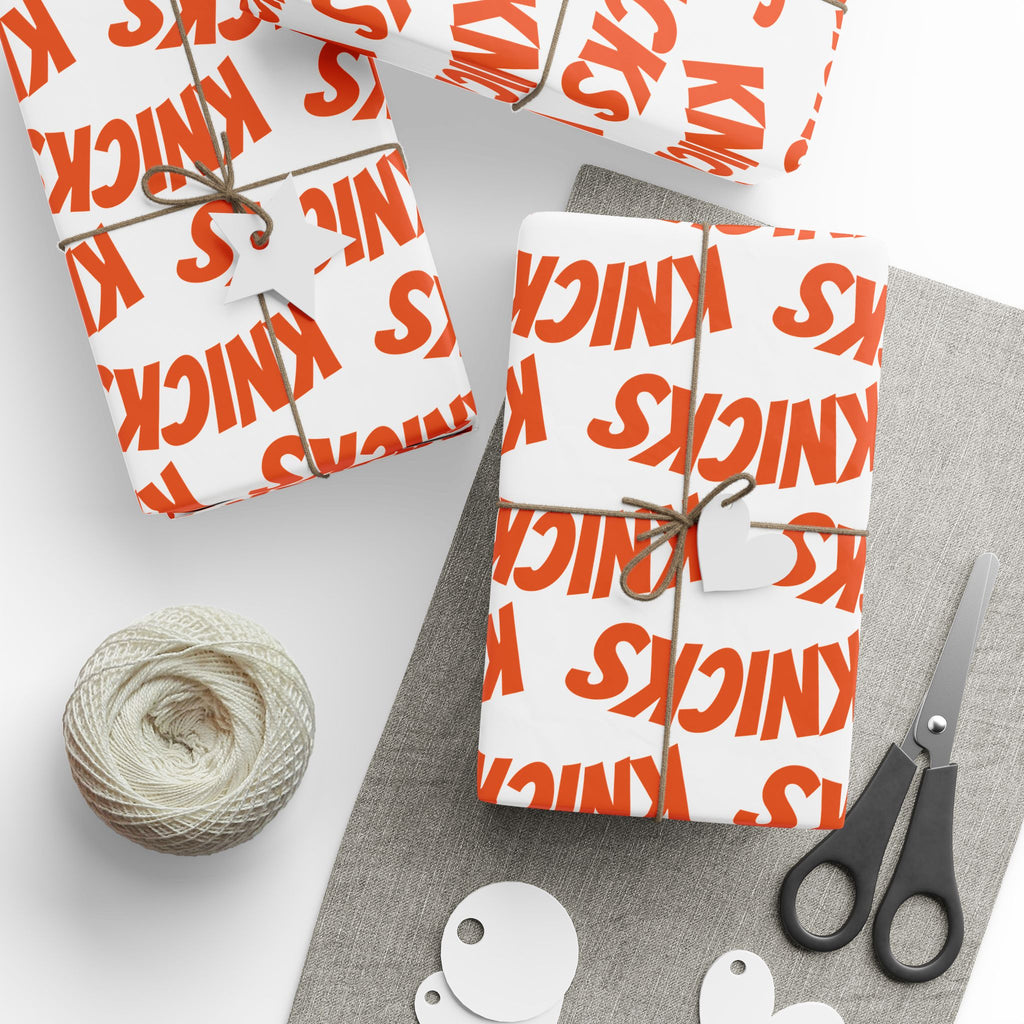 New York Knicks Wrapping Paper| Basketball | Gift for Him | Tailgate Party, Christmas Gift Wrap , Gameday Apparel, NBA Fan | Birthday
