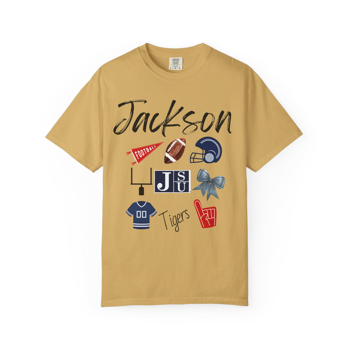 Jackson State University Football Shirt | Gifts For Her | Tiger Football | Homecoming | HBCU | Tailgate Party | HBCU Apparel | Sorority