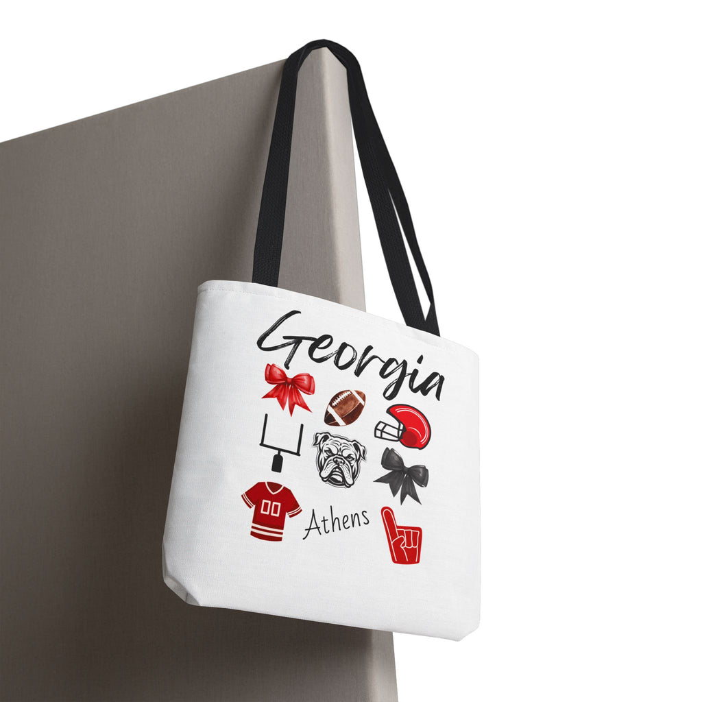 Georgia Bow Tote Bag | Gameday Bag | Boat Bag | Boat Tote | Gift Bag | Gifts for her | Bulldog Football | College | Tailgate decor| Athens